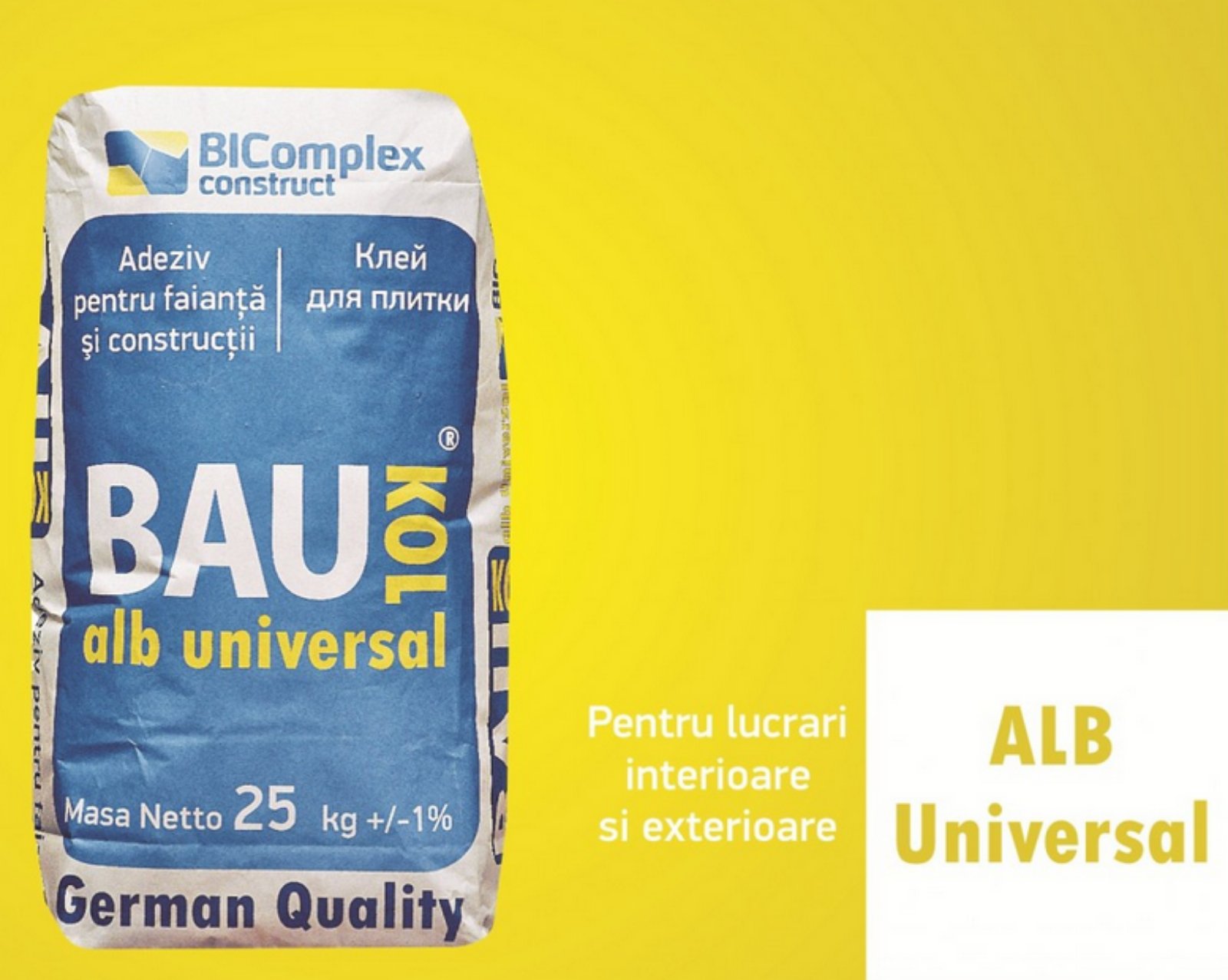 Adeziv BAUKOL Alb Universal