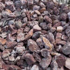 Red pebbles 1-3 cm (1 kg)