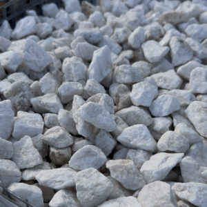 Piatră decorativă Thasos White - Alb, 1-3cm (concasată), 1 kg